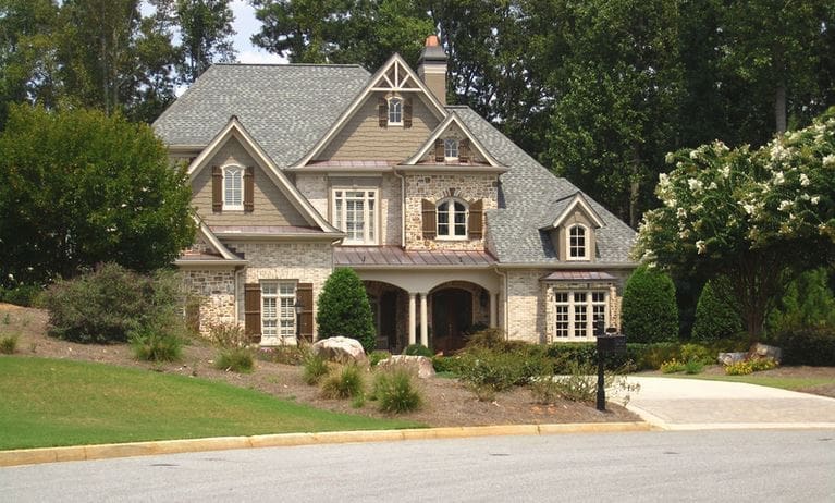 Established North Atlanta suburban neighborhood Milton
